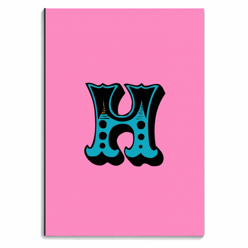 H - personalised A4, A5, A6 notebook by Wallace Elizabeth