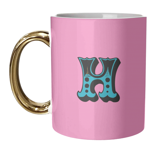 H - unique mug by Wallace Elizabeth