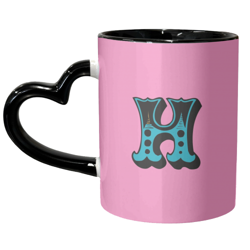 H - unique mug by Wallace Elizabeth
