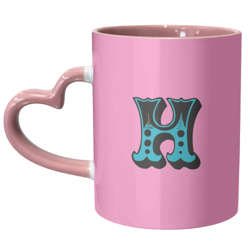 H - unique mug by Wallace Elizabeth