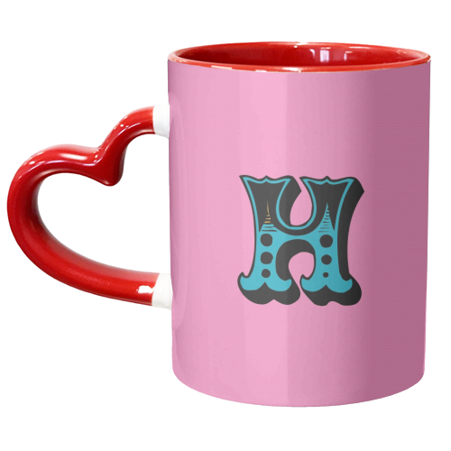 H - unique mug by Wallace Elizabeth