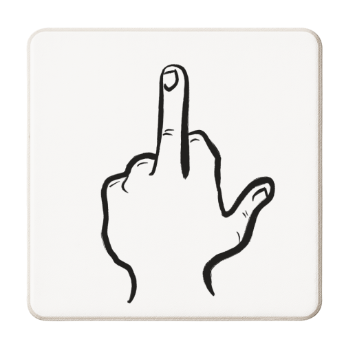 Had Enough - personalised beer coaster by David Heard