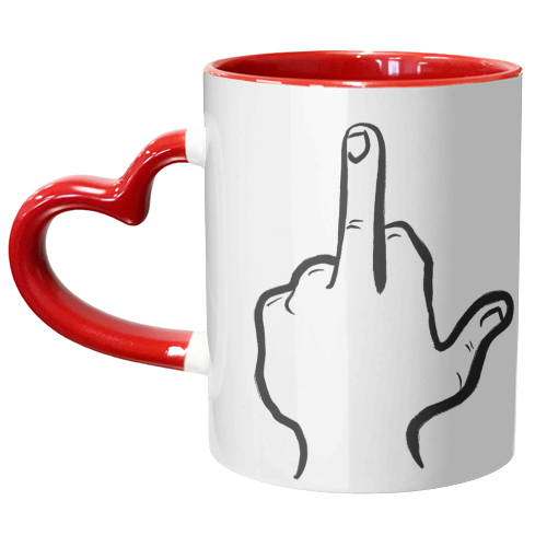 Had Enough - unique mug by David Heard