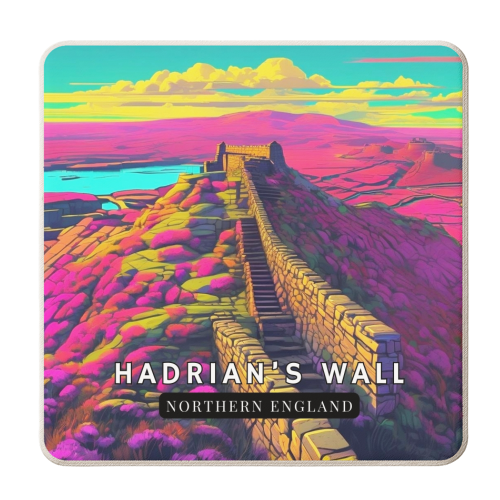 HADRIAN'S WALL - personalised beer coaster by AP