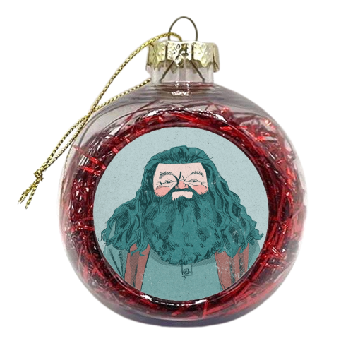 Hagrid - xmas bauble by Alexander Jackson