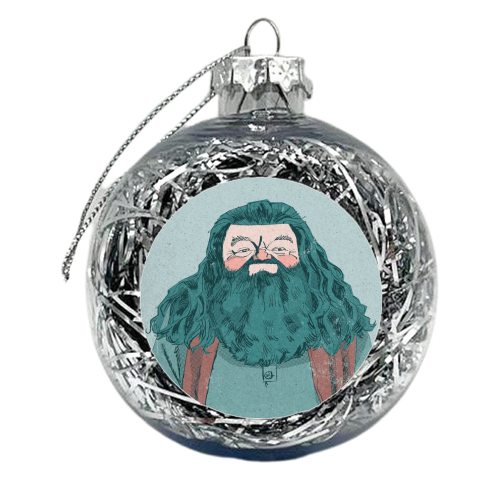 Hagrid - xmas bauble by Alexander Jackson