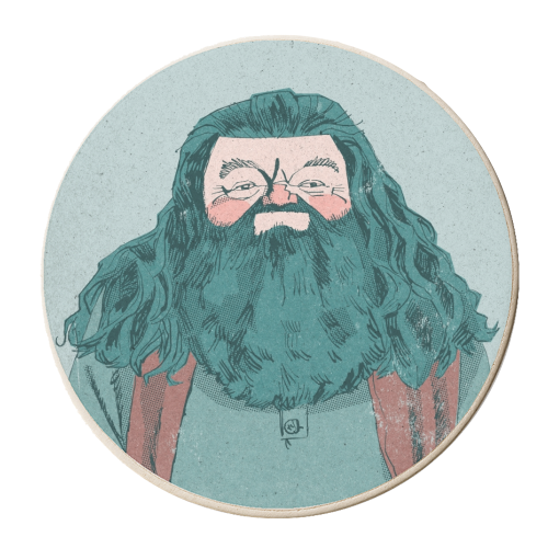Hagrid - personalised beer coaster by Alexander Jackson