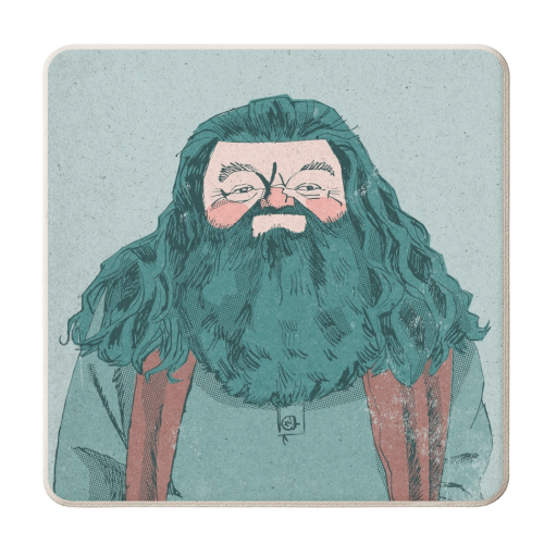 Hagrid - personalised beer coaster by Alexander Jackson