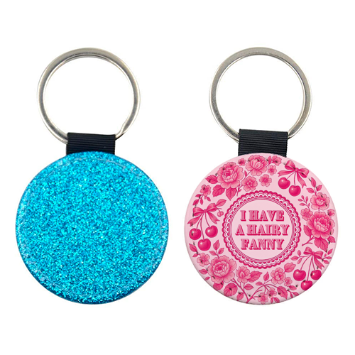 Hairy Fanny - keyring by Lilly Rose