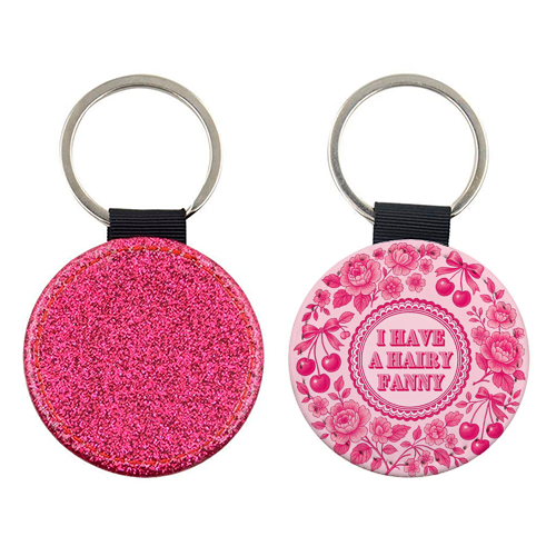 Hairy Fanny - keyring by Lilly Rose