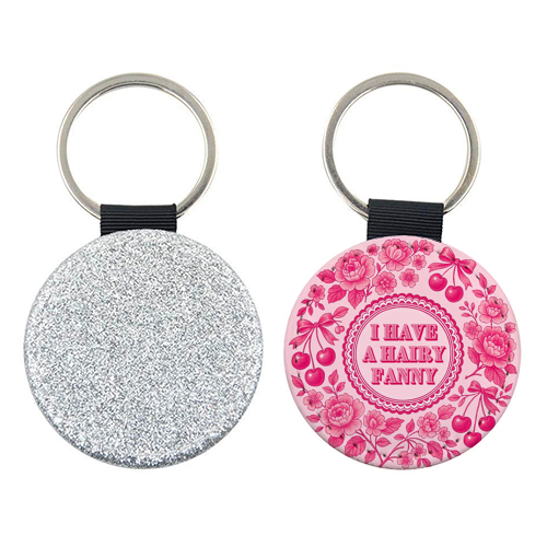 Hairy Fanny - keyring by Lilly Rose