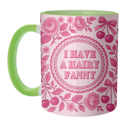 Hairy Fanny - unique mug by Lilly Rose