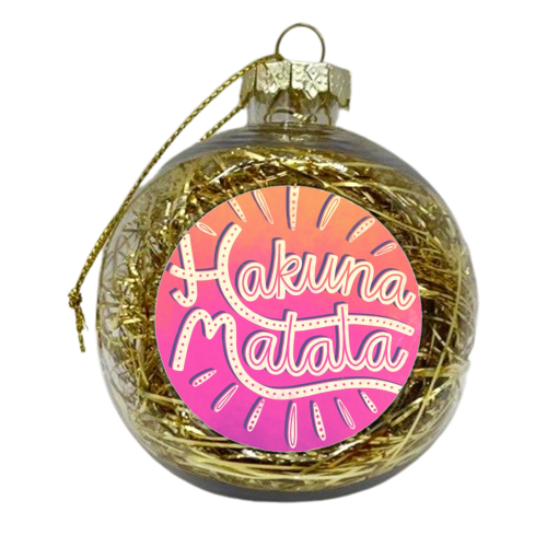 Hakuna Matata - xmas bauble by Katie Ruby Miller