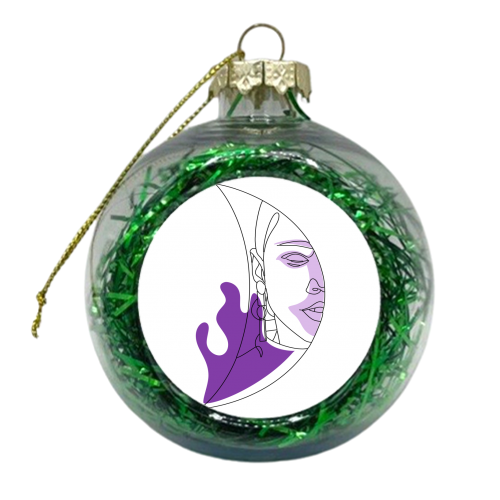 half moon woman - xmas bauble by Anastasios Konstantinidis