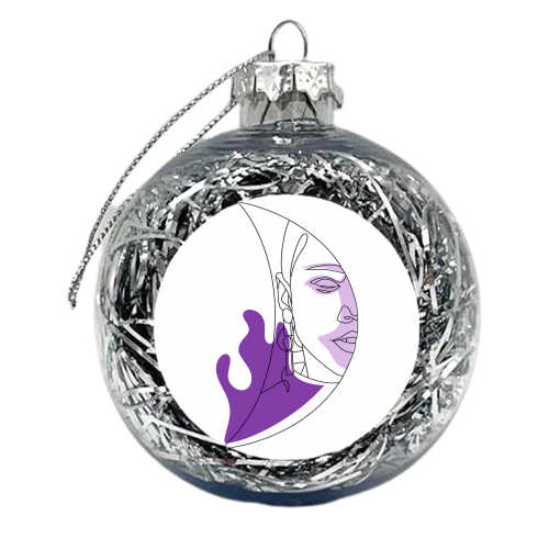 half moon woman - xmas bauble by Anastasios Konstantinidis