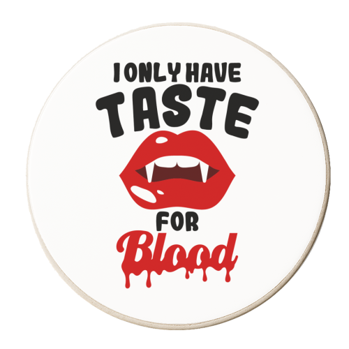 halloween blood - personalised beer coaster by haris kavalla