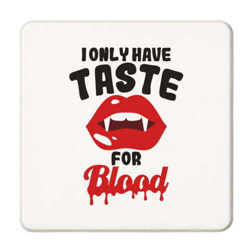 halloween blood - personalised beer coaster by haris kavalla