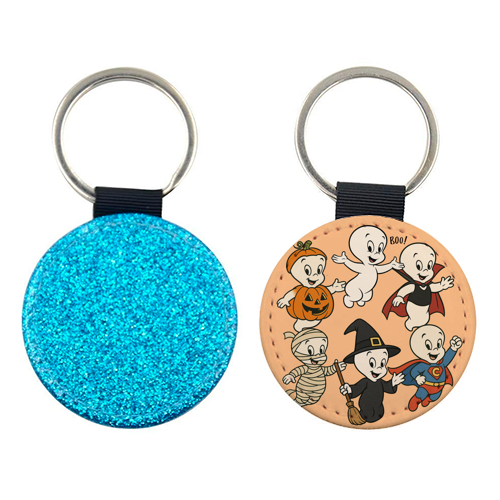 Halloween Casper - keyring by Ms Doodle