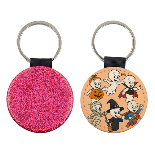 Halloween Casper - keyring by Ms Doodle