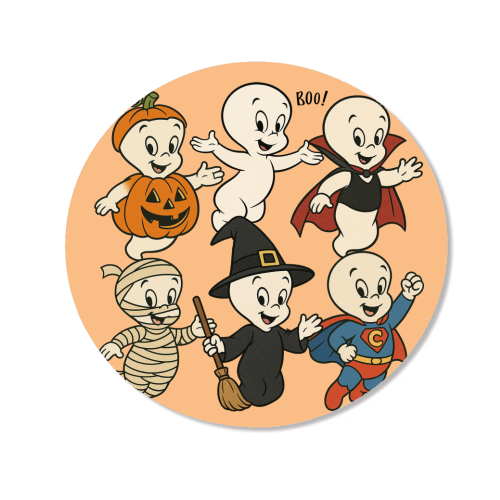Halloween Casper - Magnet by Ms Doodle