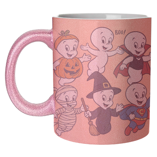 Halloween Casper - unique mug by Ms Doodle
