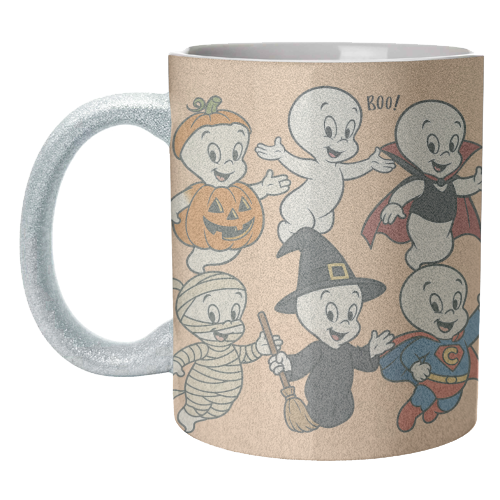 Halloween Casper - unique mug by Ms Doodle