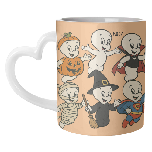 Halloween Casper - unique mug by Ms Doodle