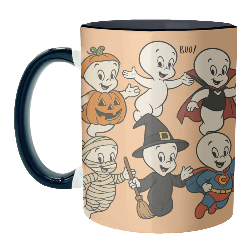 Halloween Casper - unique mug by Ms Doodle