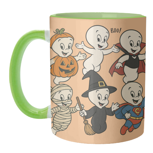 Halloween Casper - unique mug by Ms Doodle