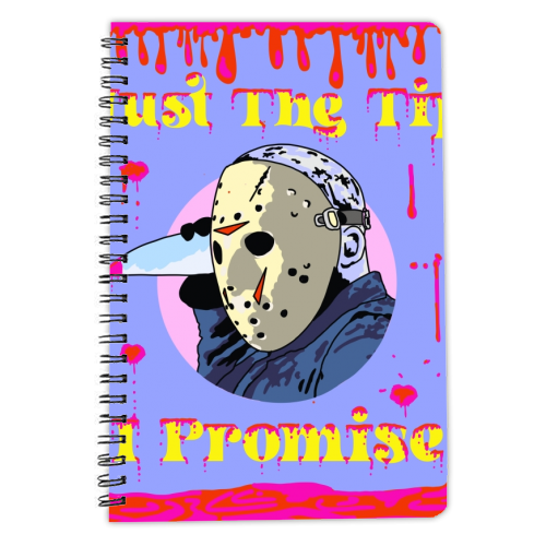 Halloween collection: JUST THE TIP - personalised A4, A5, A6 notebook by Wallace Elizabeth