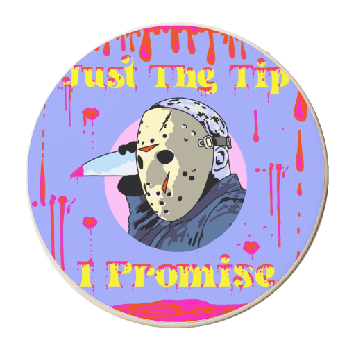 Halloween collection: JUST THE TIP - personalised beer coaster by Wallace Elizabeth