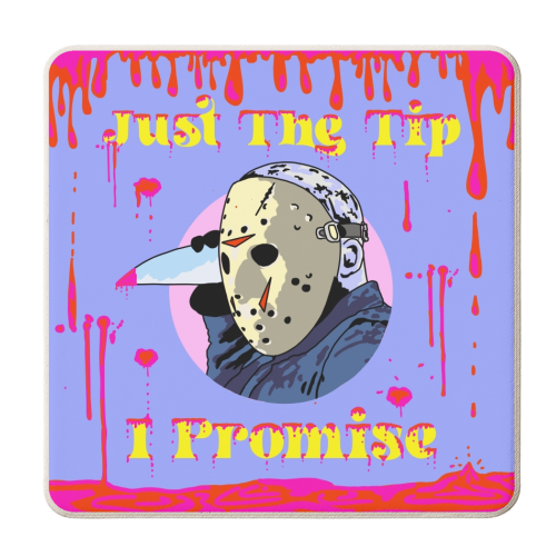 Halloween collection: JUST THE TIP - personalised beer coaster by Wallace Elizabeth