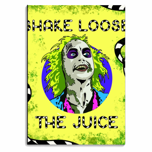 Halloween collection: SHAKE LOOSE THE JUICE - personalised A4, A5, A6 notebook by Wallace Elizabeth