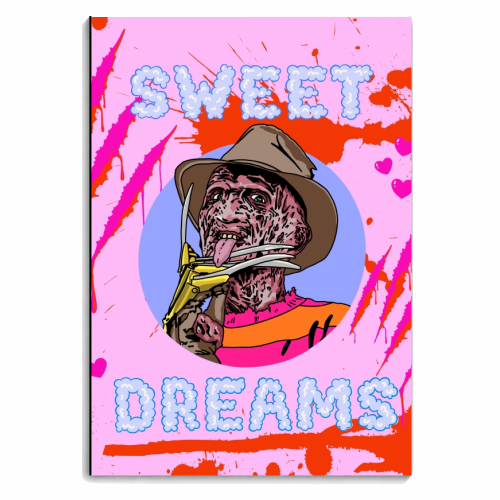 Halloween collection: SWEET DREAMS - personalised A4, A5, A6 notebook by Wallace Elizabeth