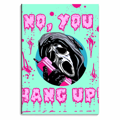 Halloween collection: YOU HANG UP! - personalised A4, A5, A6 notebook by Wallace Elizabeth