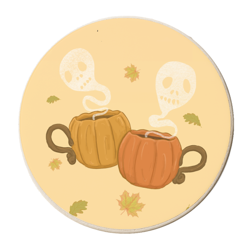 Halloween Cuties - personalised beer coaster by The Queer Store