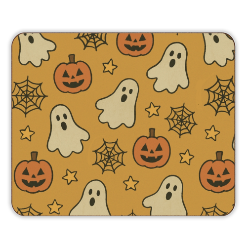 Halloween paper pattern - designer placemat by Giddy Kipper