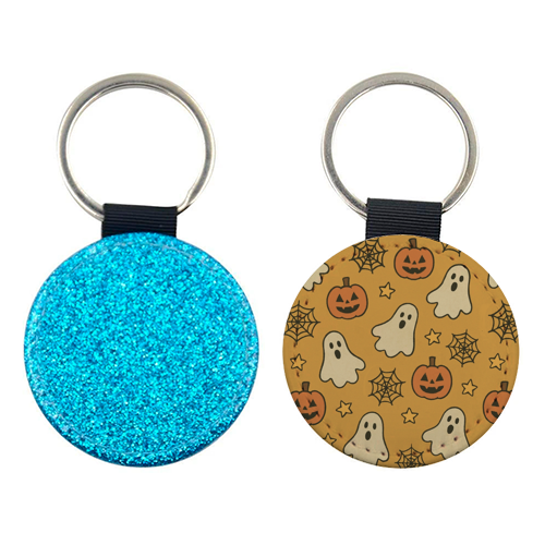 Halloween paper pattern - keyring by Giddy Kipper