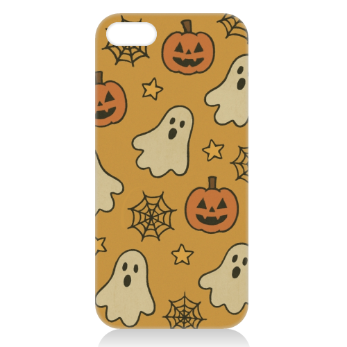 Halloween paper pattern - unique phone case by Giddy Kipper