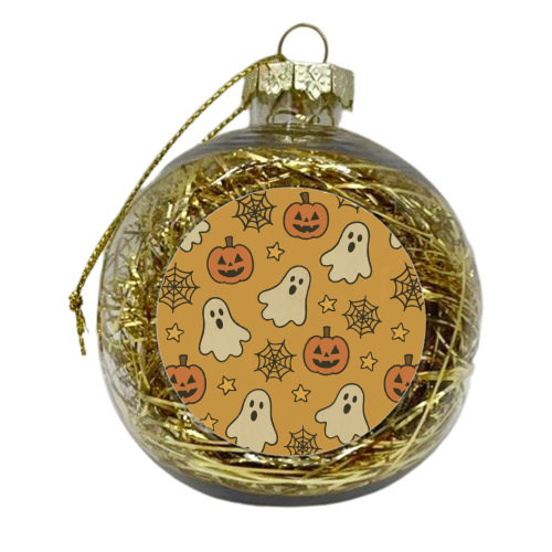 Halloween paper pattern - xmas bauble by Giddy Kipper