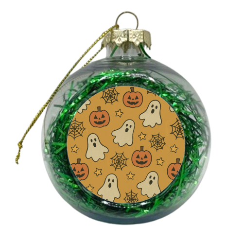 Halloween paper pattern - xmas bauble by Giddy Kipper