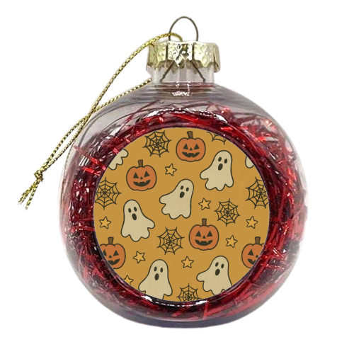 Halloween paper pattern - xmas bauble by Giddy Kipper
