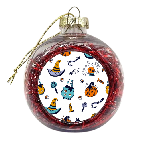 halloween pattern - xmas bauble by haris kavalla