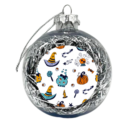 halloween pattern - xmas bauble by haris kavalla