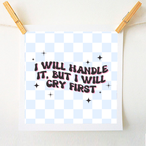 Handle It - A1 - A4 art print by Pink and Pip