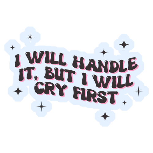 Handle It - Die Cut Sticker by Pink and Pip