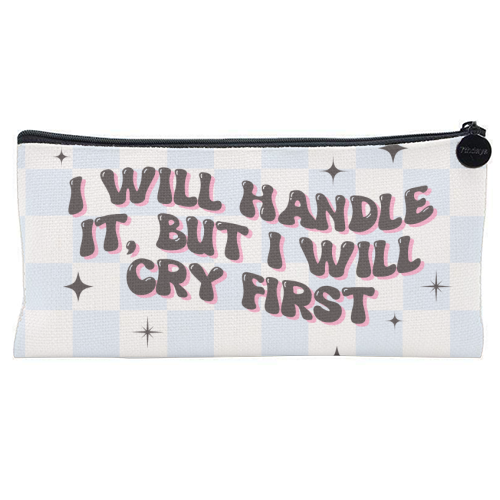 Handle It - flat pencil case by Pink and Pip