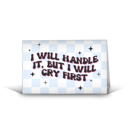 Handle It - funny greeting card by Pink and Pip