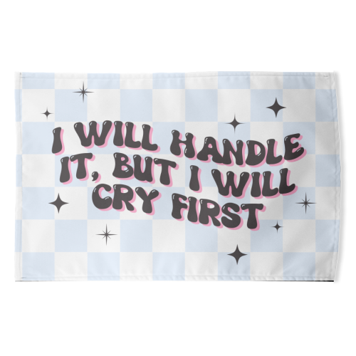 Handle It - funny tea towel by Pink and Pip