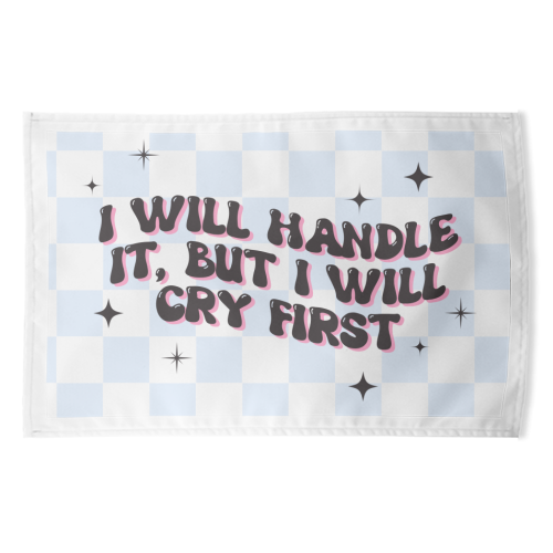 Handle It - funny tea towel by Pink and Pip